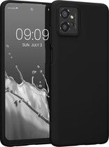 kwmobile telefoonhoesje geschikt voor Motorola Moto G32 - Hoesje voor smartphone - Back cover in zwart