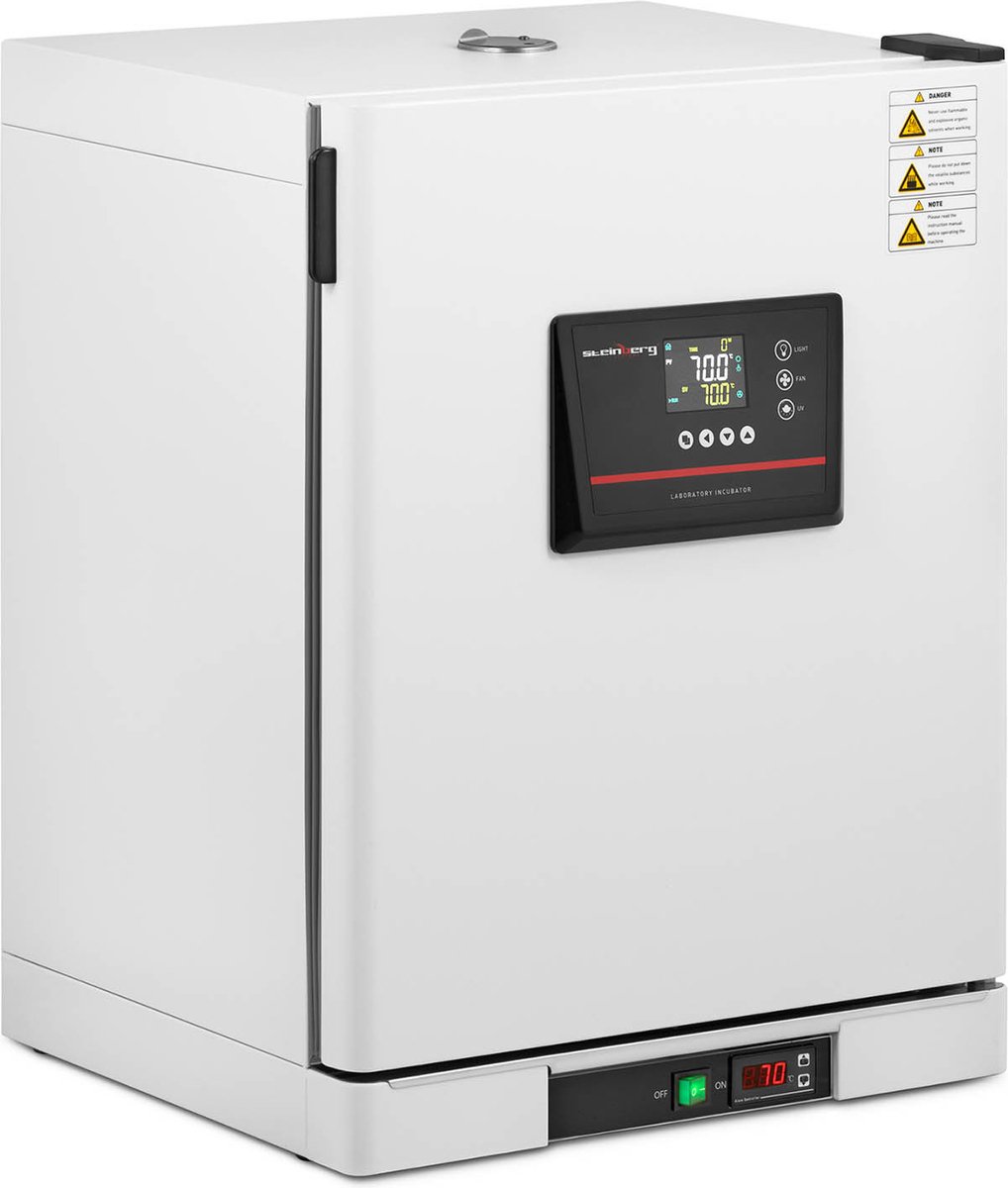 broedmachine - tot 70 °C - 65 l - convectie - Steinberg Systems