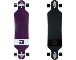 Atom Drop Through Longboard - 40 Purple (Veneer)