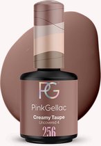 Pink Gellac - Gellak - Creamy Taupe - Vegan gel nagellak - Nude - Creamy Finish - 15 ml