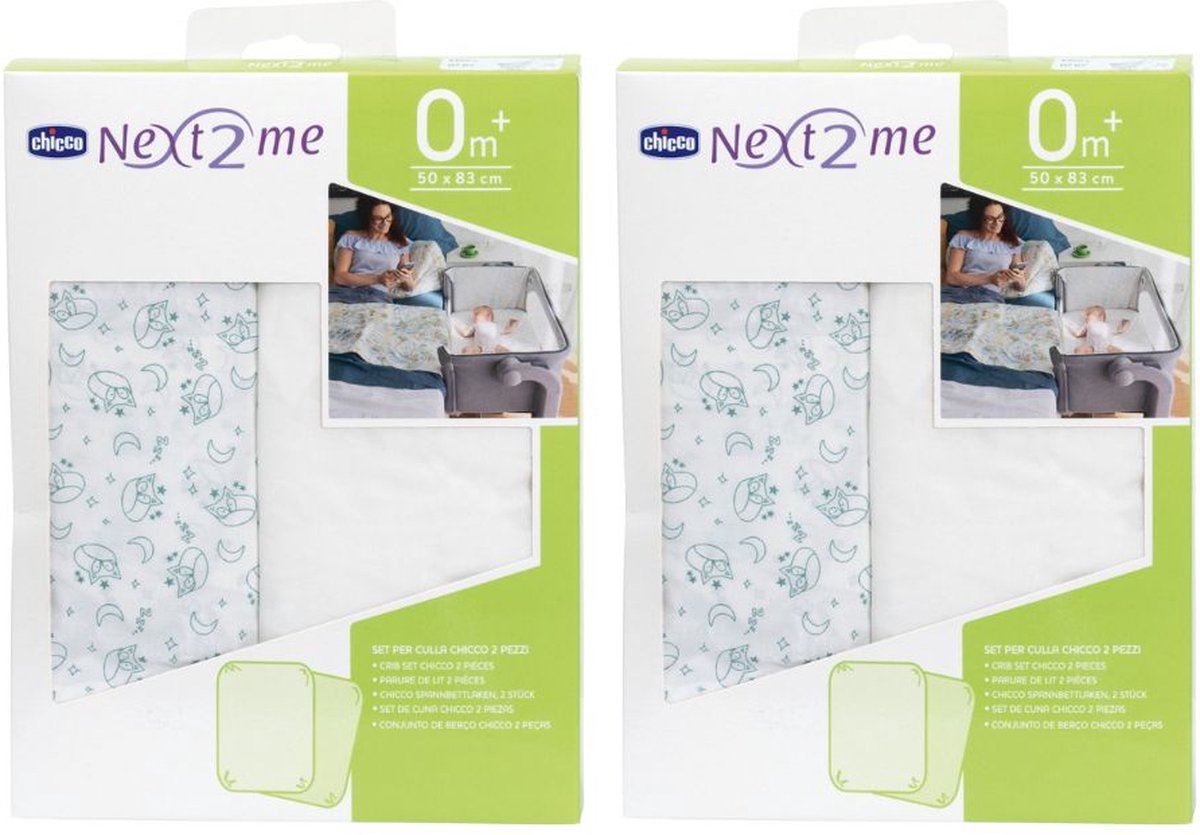 Hoeslaken Kinderwagen Baby Hoeslakenset Set van 3: 50x90 cm - 2x lakenset 1x waterdichte matrasbeschermer - Babybed Accessoires voor Kinderbedje Aanschuifbed Wiegje 55 x 90