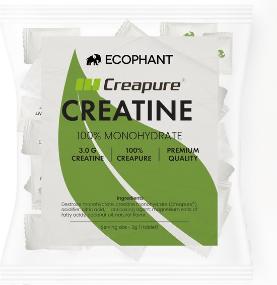 Ecophant Creatine Tabletten - Creatine - Dextrose - Supplement - 150 Stuks - 450gram