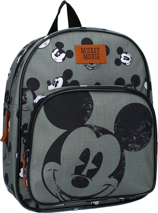 Mickey mouse friendship fun rugzak groen bol