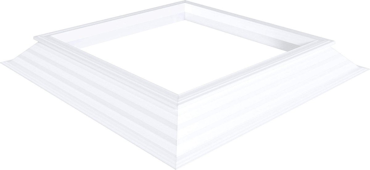 schuine pvc-opstand 16/20X 0700 x 0700 mm Let op! Dakopening = 900 x 900 mm