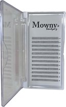 Mowny Beauty - Wimperextensions - 3D Premade Fans - 8mm 0,07mm D-krul - Natuurlijke Wimperextensions - Russisch volume