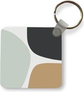 Sleutelhanger - Uitdeelcadeautjes - Pastel - Minimalisme - Design - Plastic