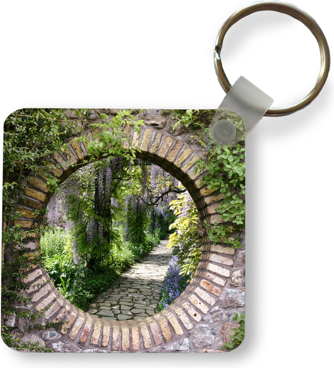 MuchoWow Tuinposter 120x180cm Doorkijk Bos Stenen Lente | Leen Bakker