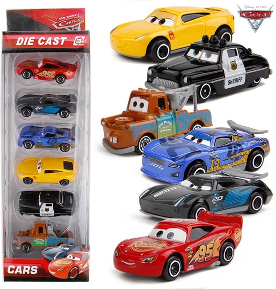 Disney Pixar Cars Jouets Cars - Lot de 6 - Cars Figure Car - Lightning