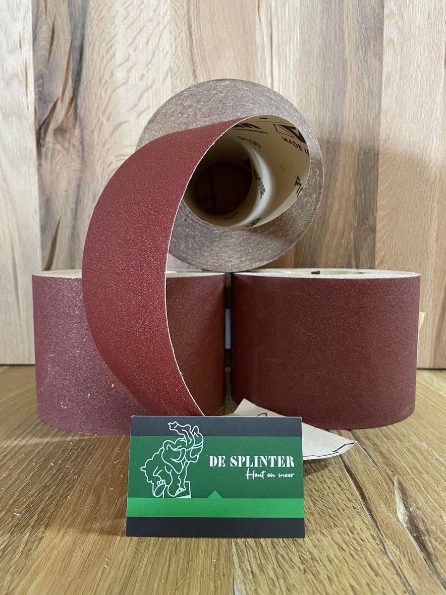 Schuurpapier VITEX 115 mm rol 25 meter P 120