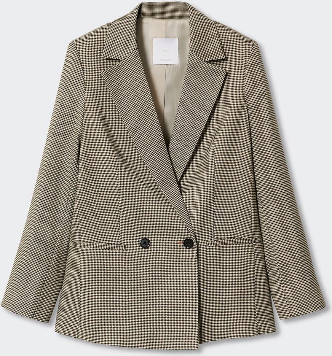 Mango Blazer Pied De Poule Blazer 37057750 35 Dames Maat - XXS