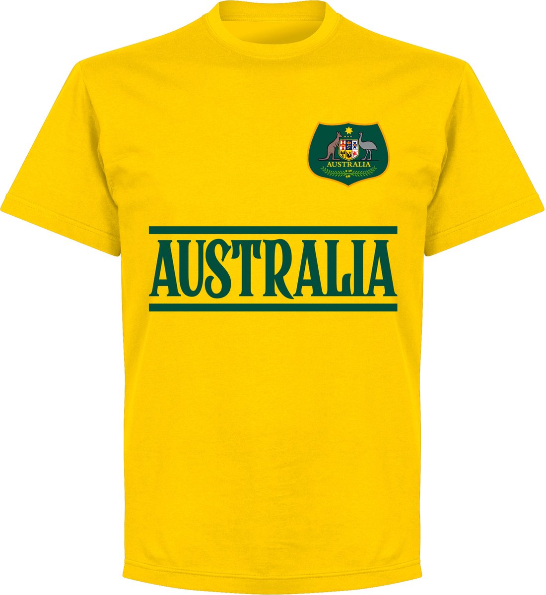 Australië Team T-Shirt - Geel - Kinderen - 152