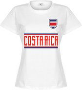 Costa Rica Team T-Shirt - Wit - Dames - XL