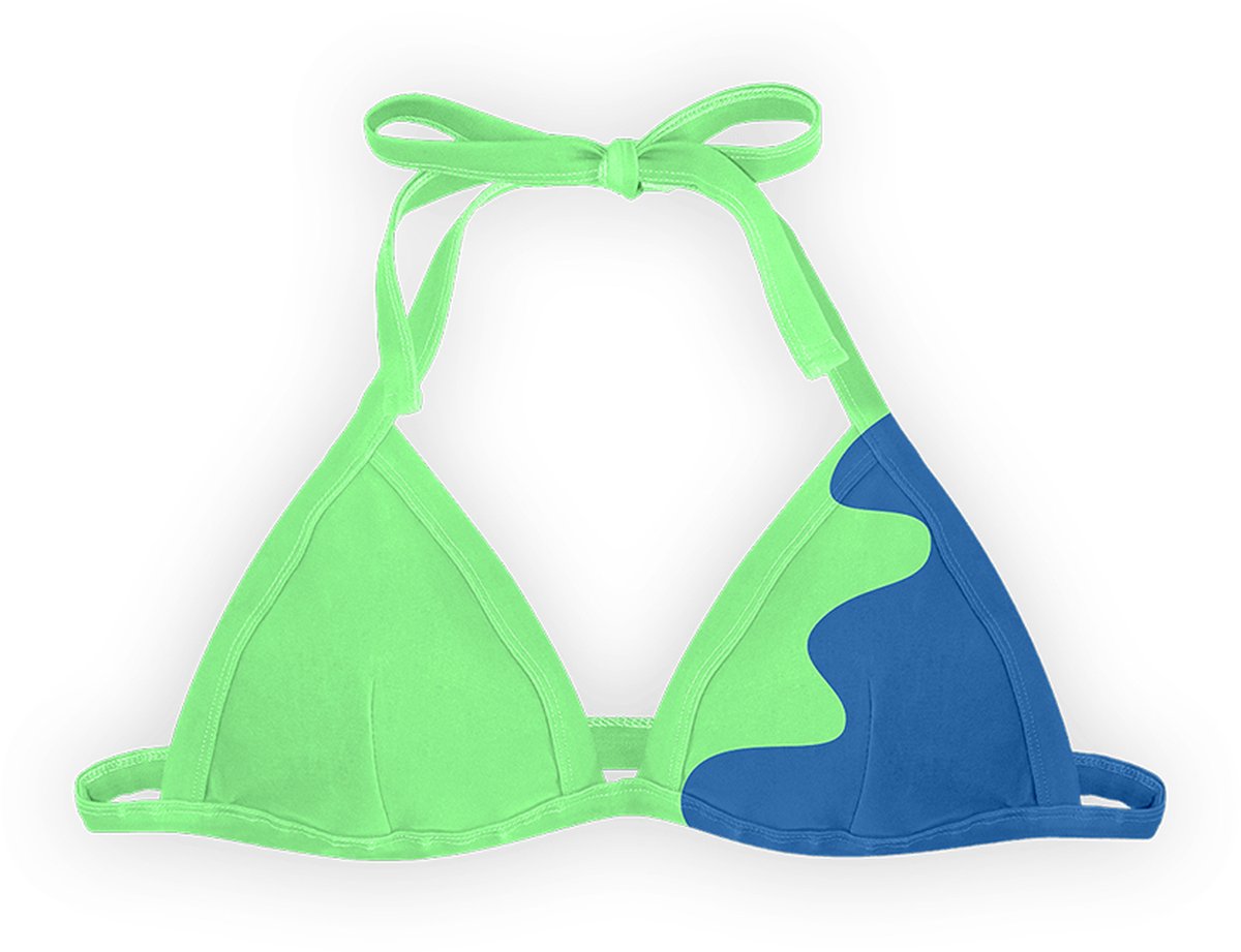 Sea'sons Official - Kleurveranderend - Bikini Top - Blauw-Groen - S