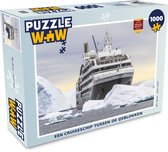 Puzzel Een cruiseschip tussen de ijsblokken - Legpuzzel - Puzzel 1000 stukjes volwassenen