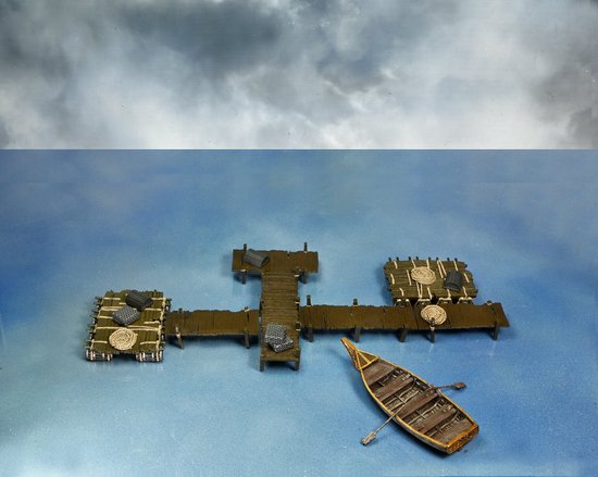 Thumbnail van een extra afbeelding van het spel WarLock Tiles: Accessory - Spelunker's Docks