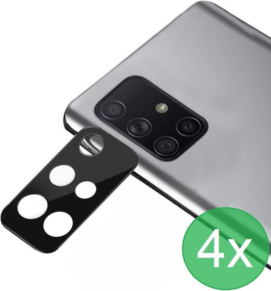 Foto: Camerascreenprotector 4x geschikt voor samsung galaxy a52 4g 5g a52s screen protector glas bescherm je camera beschermglas zwart zt accessoires