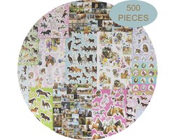 foto van Grafix Mega Stickerset voor Kinderen | Paarden Stickers | Stickeren | 500 stuks | Paarden | Stickers Kinderen