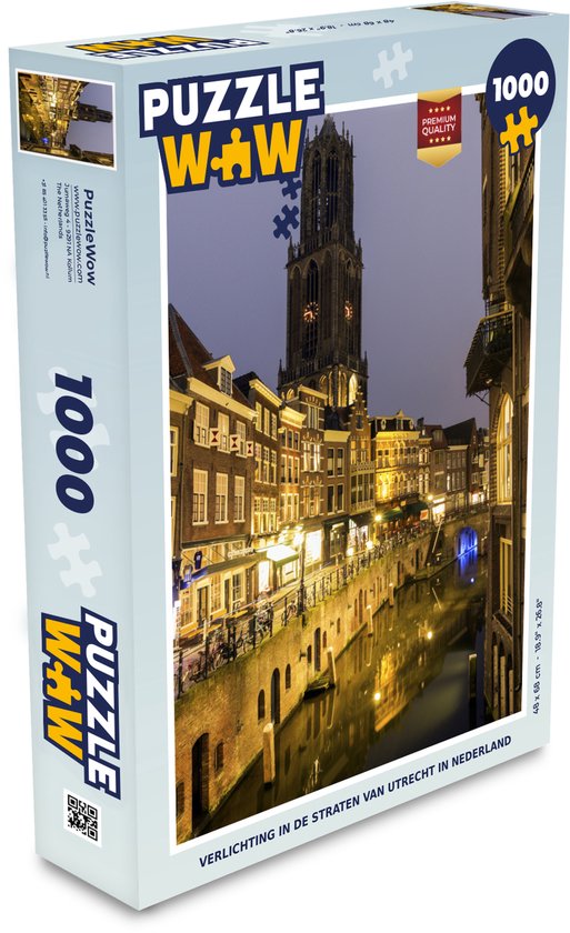 Puzzle Utrecht Water Lumière Puzzle Puzzle 1000 pièces adultes