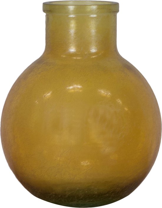 DKNC - Vaas Wakanui - Gerecycled glas - 24x31 cm - Groen