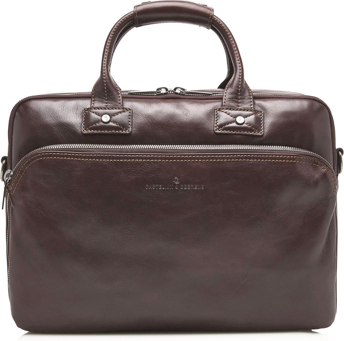 Castelijn en Beerens Laptoptas / Werktas / Aktetas - 15.6 inch - Firenze Business - Bruin