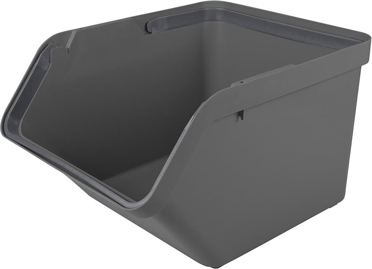Goedkoopste Sunware - Sigma home sorteer unit 45L antraciet - 49,3 x 38,8 x 29,8 cm