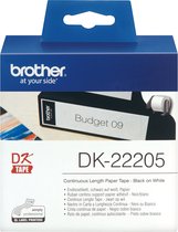 DK-22205 Continue Length Tape: 62mm - Thermal paper - white (30.48m) - 1 stuk