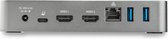 StarTech Dual monitor HDMI USB-C docking station - 65 W PD