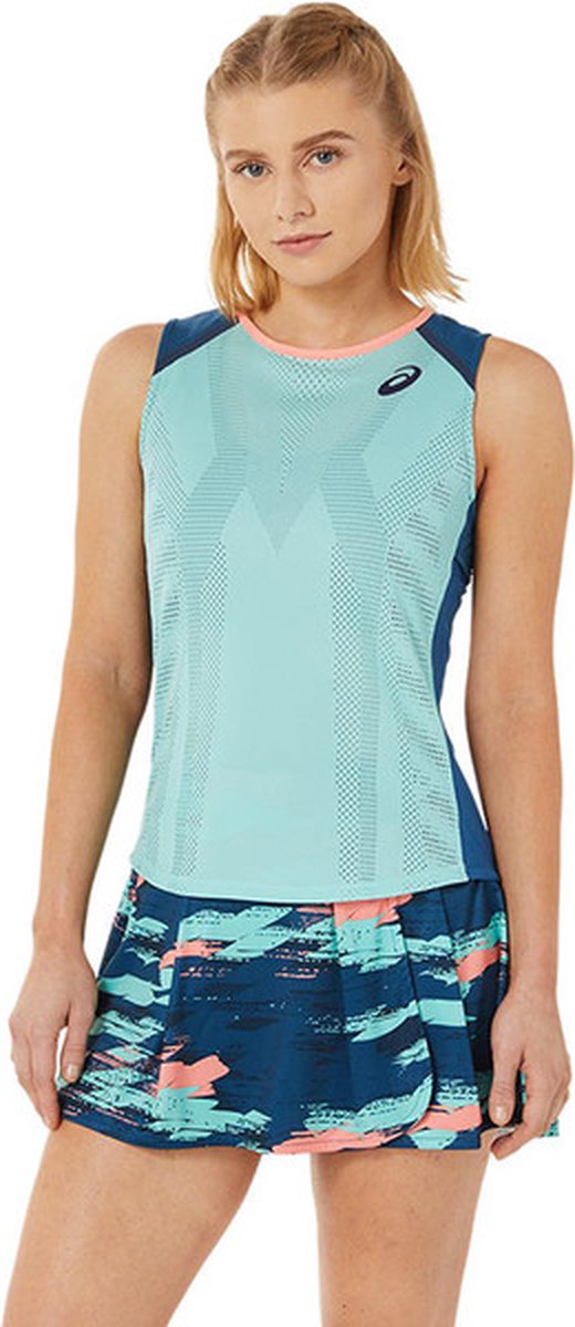 Asics Match Tank sportshirts – Vrouwen Blauw