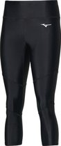 Mizuno Core 3/4 Tight Dames - Sportbroeken - zwart/grijs - Vrouwen