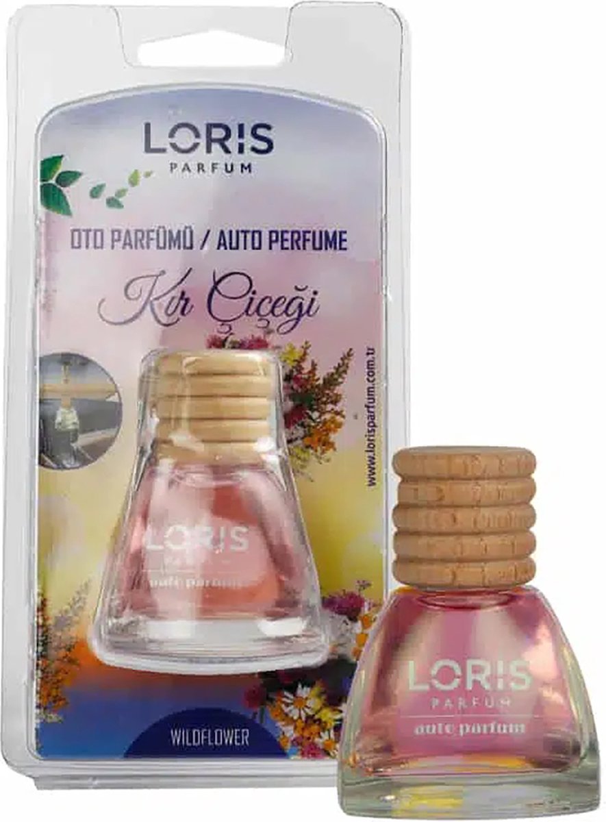 Goedkoopste LORIS - Autoparfum - Autogeur - Auto Luchtverfrisser - Auto Geurverfrisser - Wildflower - 10ml