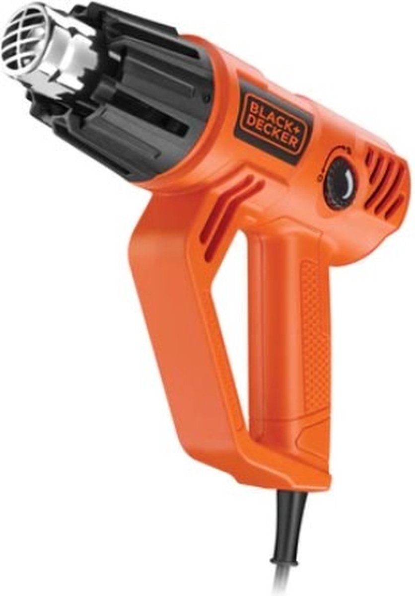 Goedkoopste Black & Decker KX2001-QS heteluchtpistool 500 l/min 600 °C 2000 W Zwart, Rood