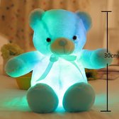 Lichtgevende Knuffelbeer - Blauw - LED