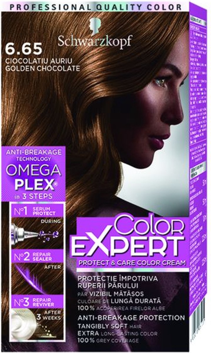 Schwarzkopf Color Expert hair color 6.65 Golden chocolate