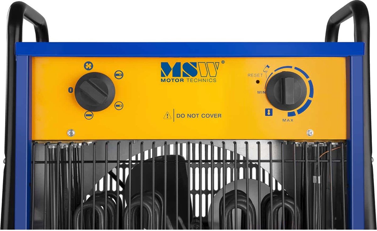 MSW Elektrische ventilatorkachel - 0 tot 40 °C - 15.000 W