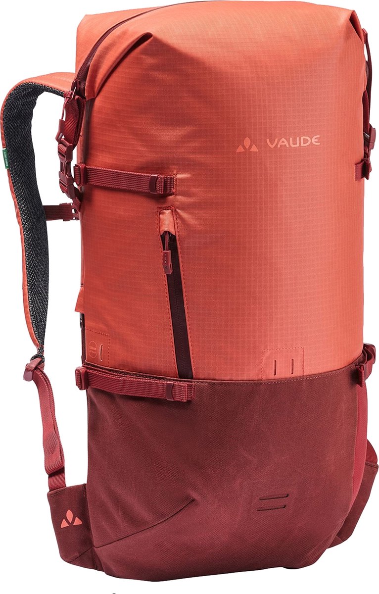 VAUDE Daypack Rugzak met laptopvak CityGo 23 Backpack Hotchili Rood