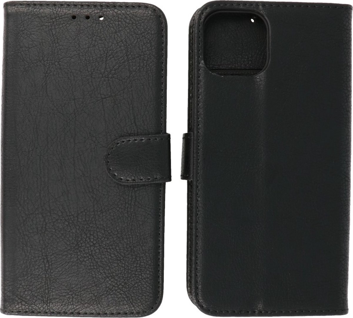 iPhone 14 Plus Hoesje Book Case Telefoonhoesje Zwart