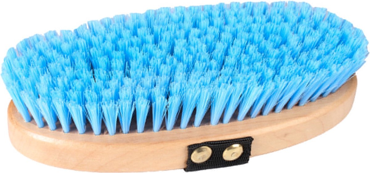 Brosse Dandy Horka En Bois Pour Cheval Et Poney – Violette, Grande Taille, Neuve
