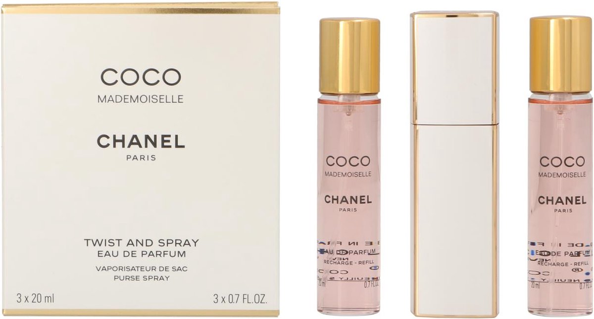 Chanel Coco Mademoiselle Geschenkset - Eau de Parfum + 2x Eau de Parfum  Refill