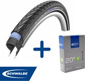 Fietsband - Schwalbe - Buiten- & binnenband - Marathon Plus & AV6 - 20 inch x 1.10 - 1.50 - 40 mm