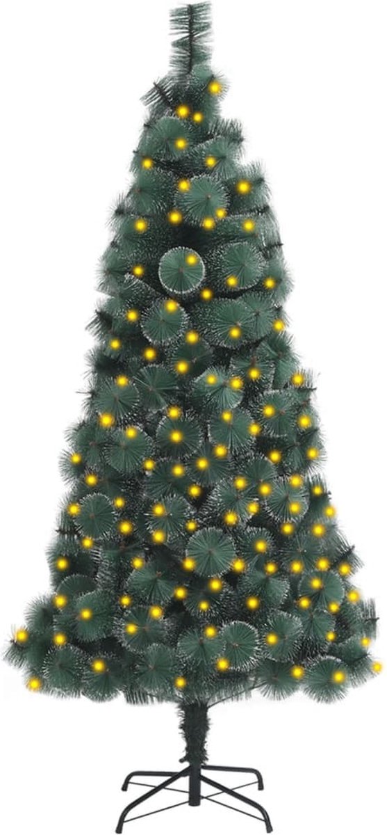 Prolenta Premium - Kunstkerstboom met LED's en standaard 180 cm PET groen