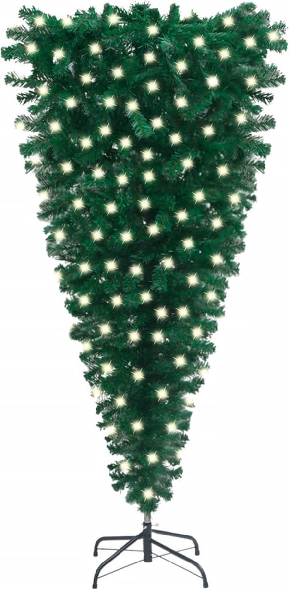 Prolenta Premium - Kunstkerstboom ondersteboven met LED's 180 cm groen