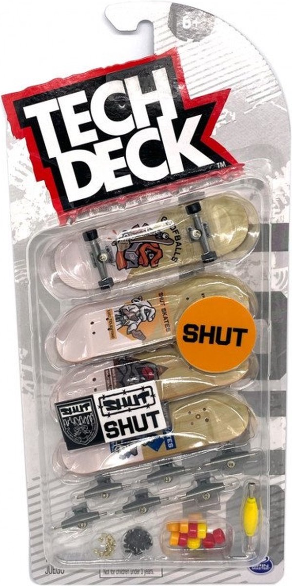 Tech deck ensemble de 4 planches à doigt