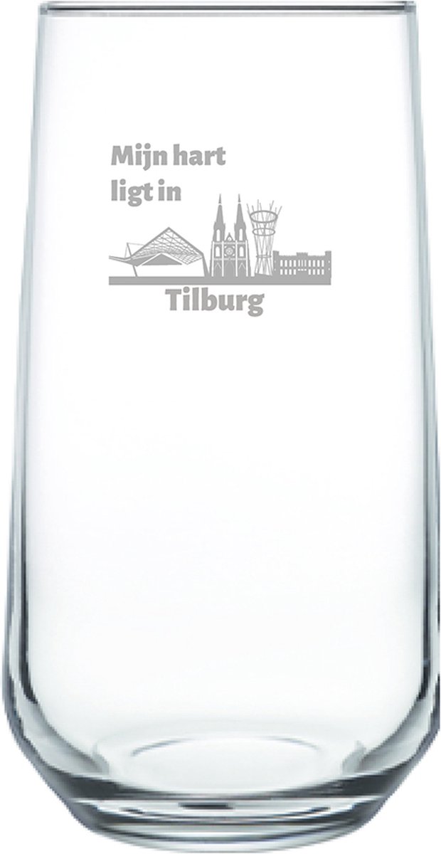 Gegraveerde Drinkglas 47cl Tilburg