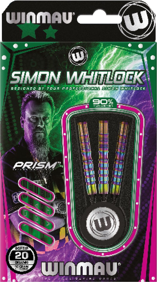 Winmau Simon Whitlock World Cup SE 90% - Soft Tip Darts — afbeelding 3