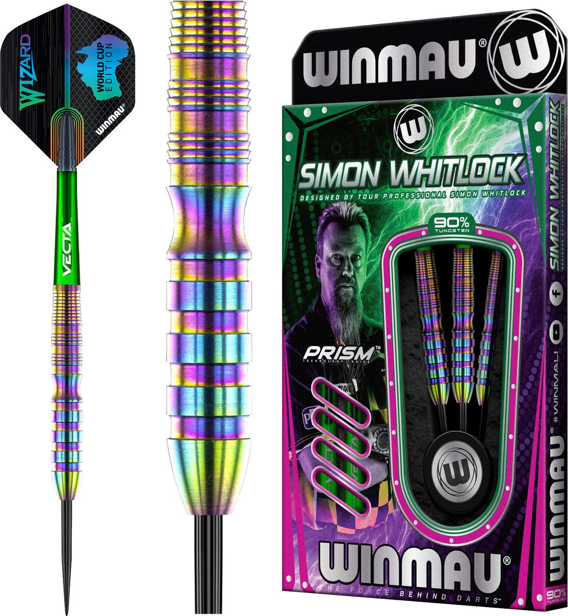 Winmau Simon Whitlock World Cup SE 90% - Dartpijlen