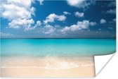 Poster Zomer - Strand - Curaçao - 60x40 cm