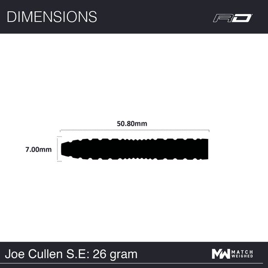Winmau Joe Cullen Special Edition 90% - Dartpijlen van Winmau — afbeelding 5