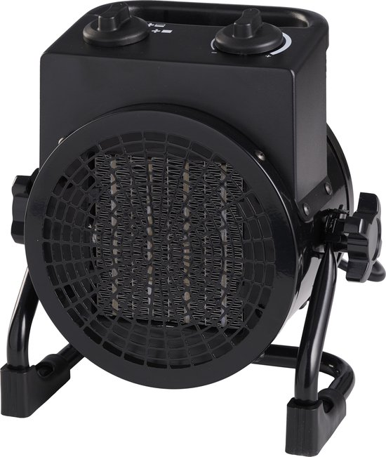 DAY Keramische Ventilatorkachel - Elektrische Verwarming met traploze Thermostaat - 2000 Watt