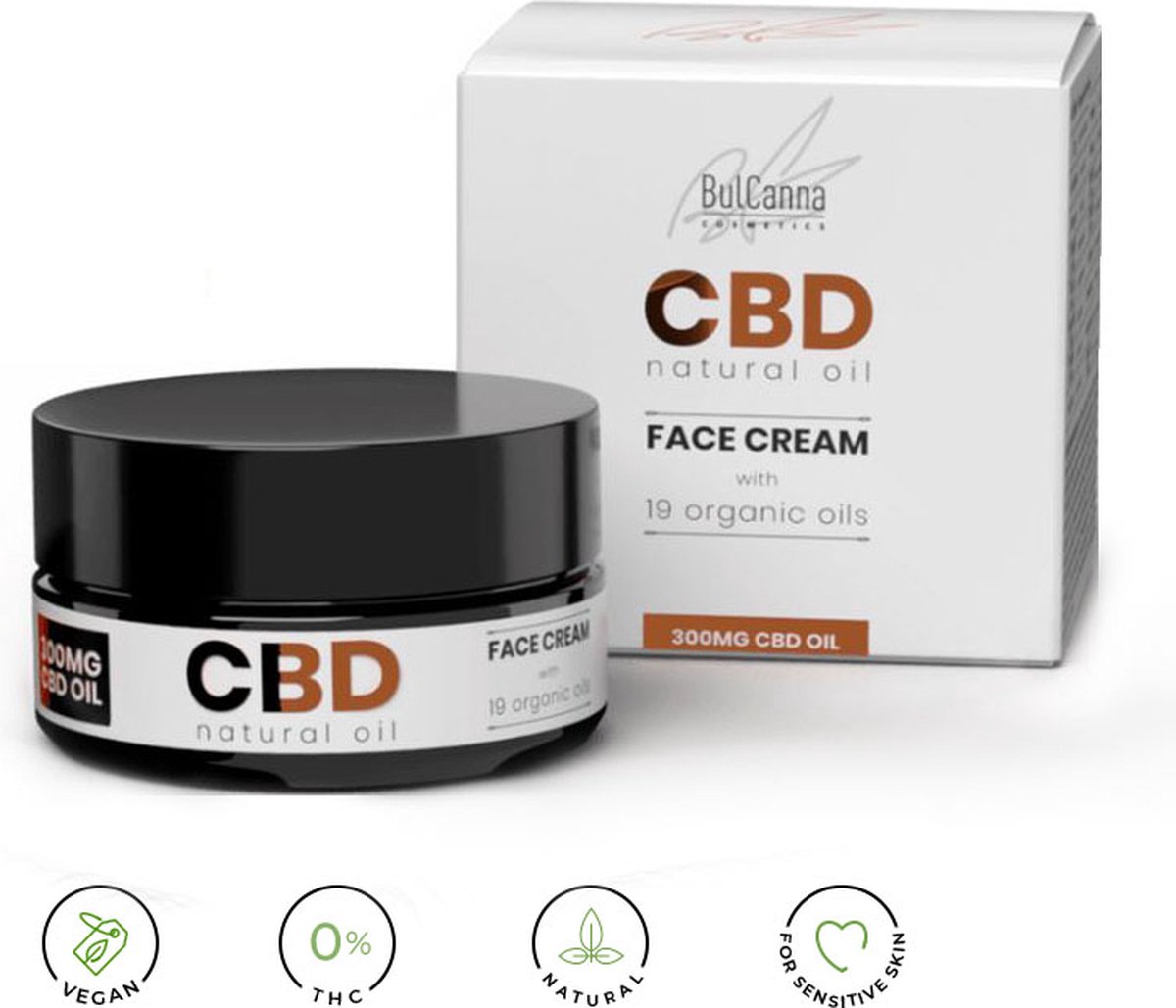 Bulcanna CBD- Face cream- gezichts crème - 50g