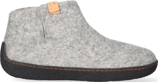 Tofvel Rabara Wolvilt Sloffen Marbled Light Grey | Grijs | Wolvilt | Maat 47 | TF200042